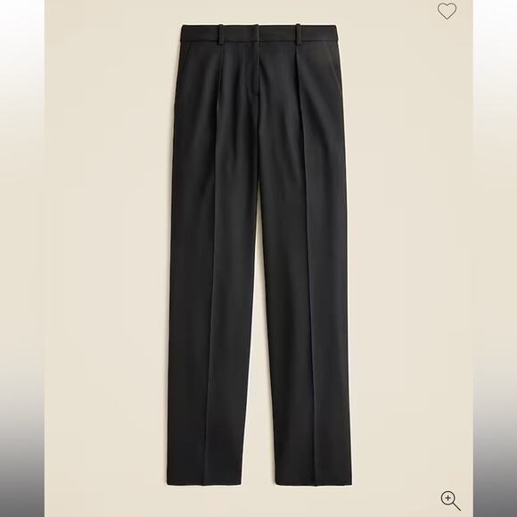 J.Crew Petite mid-rise Portia pant in Italian stretch merino wool blend - Picture 1 of 5